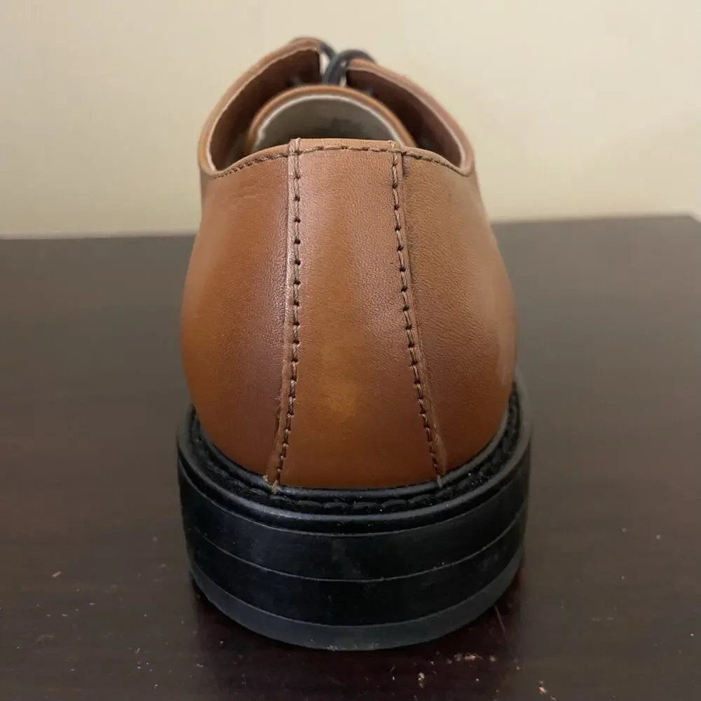 Banana Republic Men's Brown Leather Derby Oxfords‎